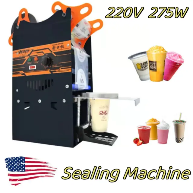 220V Semi-Automatic Cup Sealing Machine Manual Cup Sealing for Juice Bubble Tea