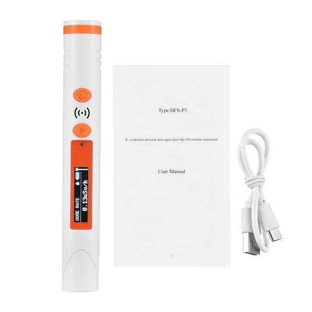 HFSP3 Geiger Counter Pen Compact Device for Nuclear Radiation Detection