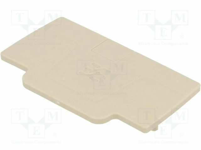 Attacco Piastra Aep 2C 4, Adatte per A2C 4, Scuro Beige Wemid Weidmuller