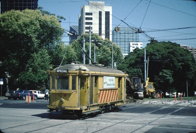 Streetcar Trolley Kodachrome original Kodak Slide