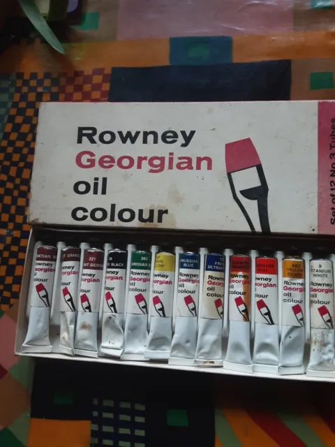 Vintage Rowney Georgian Oil Colours