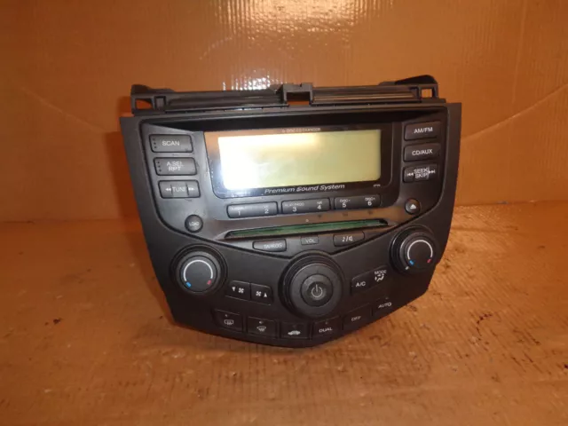 Honda Accord Mk7 2005 Radio Cd Stereo Player 6 Disc Changer 39050-Sea-E210-M1