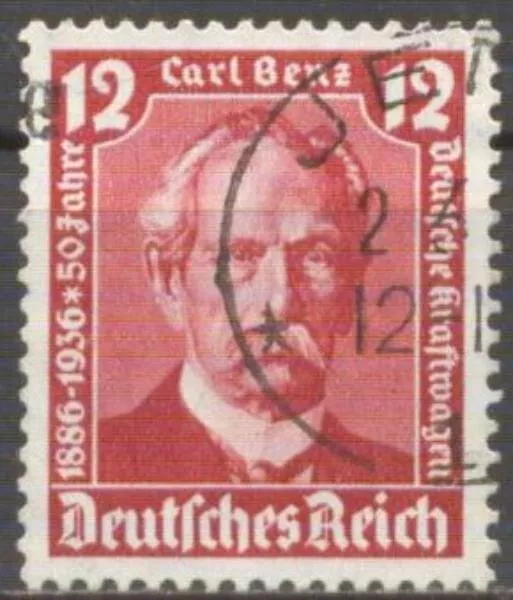 Deutsches Reich Mi-Nr.605 Karl Benz Jahrgang 1937 Postfrisch** (XD2948)