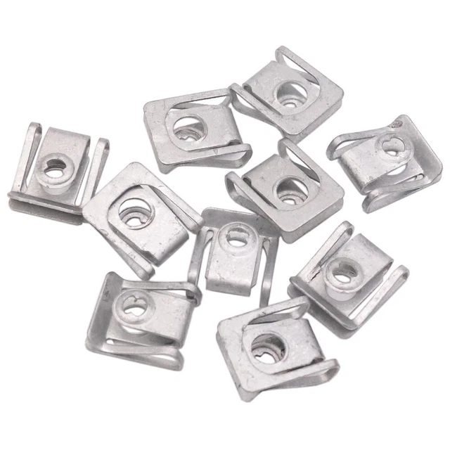 50x YOU.S Klemmmuttern Für Mercedes-Benz Karosserie | 16x11x3mm | Originalersatz 0009947345