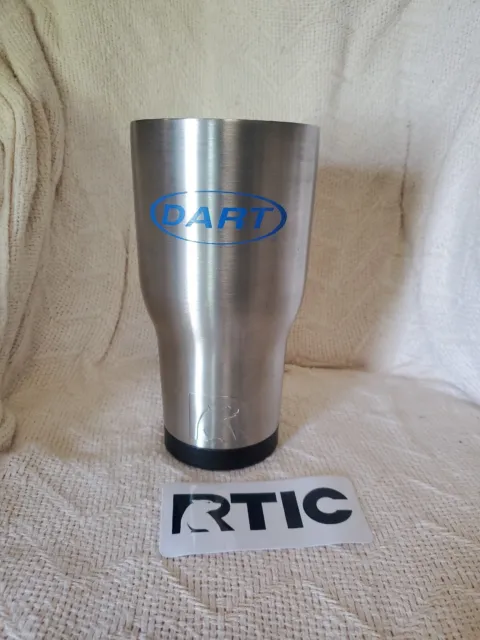 New Rtic 30 Oz. Double Wall Insulated Tumbler Stainless Steel No Lid DART Co.