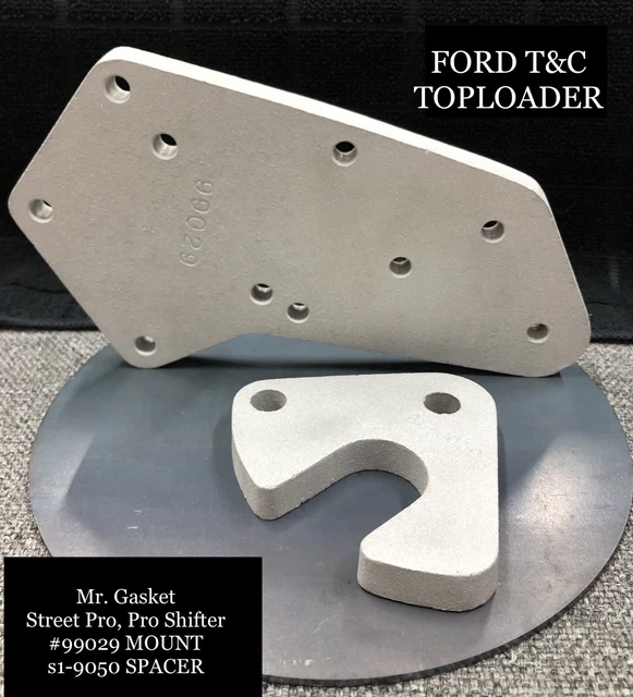 Vintage Mr Gasket Ford Pro Shifter Street Pro Toploader Top Loader Mount Spacer!