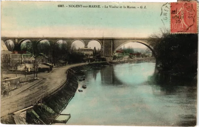 CPA Nogent Le Viaduc et la Marne (1363213)