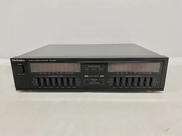 Égaliseur Graphique Stéréo Technics SH-8036 – Vintage Japonais – Testé Et Fonctionne