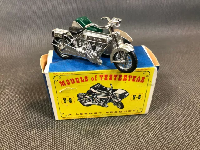 Old Vehicle Miniature Matchbox Models Of Yesterday 1914 Sunbeam Motor Cycle