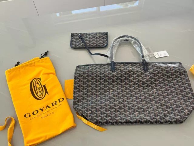 Goyard Limited Orange Chevron St Louis Tote with Pouch 69gy629s