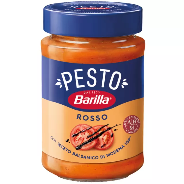 Barilla Pesto Rosso Avec Délicieux Tomates Et Basilic