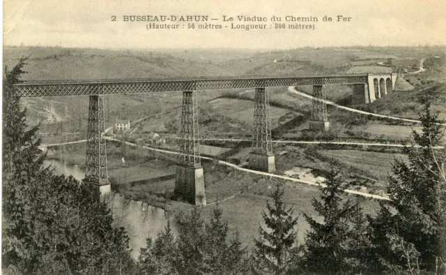 *22740 cpa Busseau d'Ahun - le viaduc