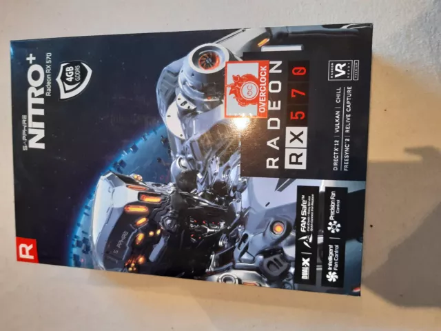 AMD Sapphire Radeon RX570 NITRO+ 4GB GDDR5 256bit Grafikkarte # 1 TOP! Gaming!