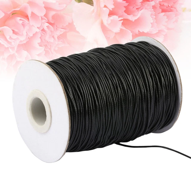1 rollo joyería hacer rosca macramé cuerda encerada