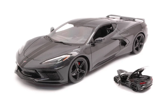Auto Miniature Corvette-05 Avec Horloge Intégrée - Fabrication Française