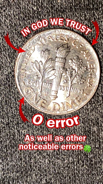 Rear 2022 Error Dime For Sale! Check Out This Unique Find Perfect For Collectors