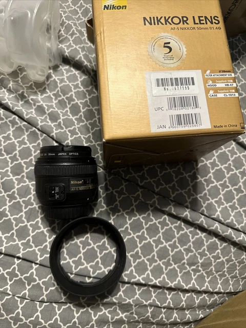 Nikon AF-S FX NIKKOR 50mm F/1.4G Standard Lens
