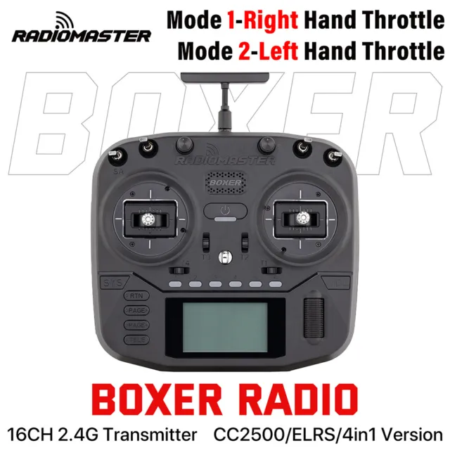 RadioMaster RC Radio Transmitter 2.4G 16CH Hall Gimbals CC2500 ELRS for RC Drone