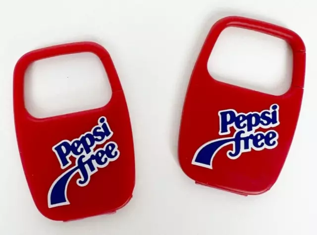 1982 Pepsi Free Key Holder Clip Tags from HIP "Ipsy Pipsy" KT-10