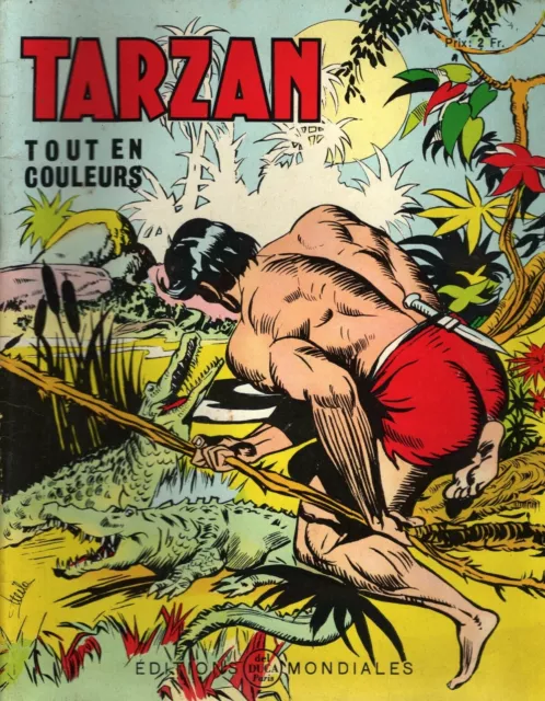 TARZAN n°9. Editions  Mondiales 1964 -Tout en couleurs