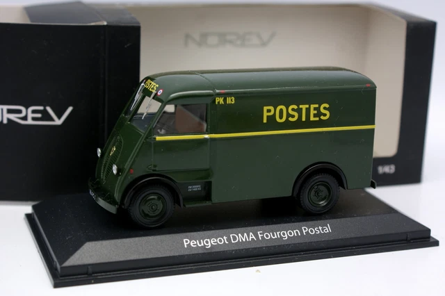 1/43 Peugeot DMA Fourgon postal 1946 Vert - Collection véhicules