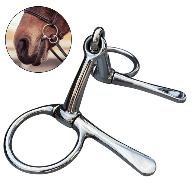 Embout De Mors Western Snaffle En Acier Inoxydable - 5 Pouces - Occasion