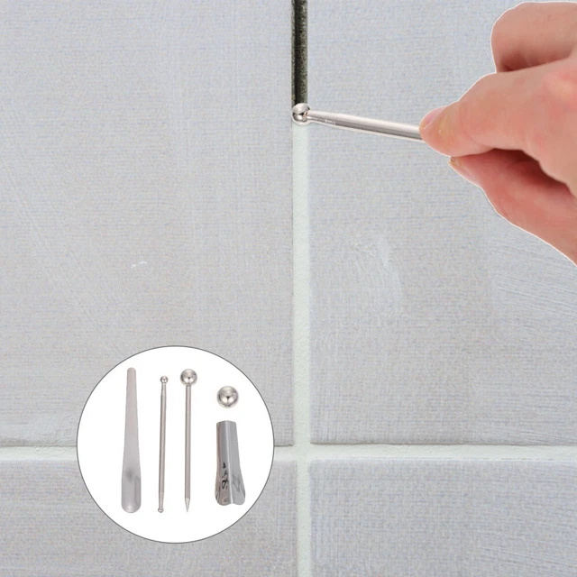 Raschietto Per Pulire Le Fughe Delle Piastrelle - Kit Con Lame Carburo Per Rimuovere Stucco Vecchio