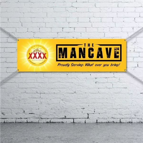 XXXX Banner - Mancave Bar Beer Spirits Shed Garage Wall Sign Gift Fourex Aussie