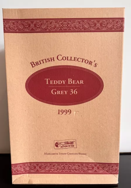 Steiff 660047 1999 British Collector Bear UK Limited Edition Growler