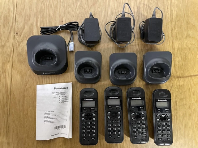 Panasonic Digital Cordless Phones KX-TG1401E 2/3 Pack