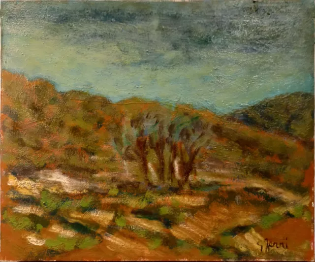 Giovanni Ferri, Serra S. Quirico, Olio su Tela,  1960,  40x50Cm
