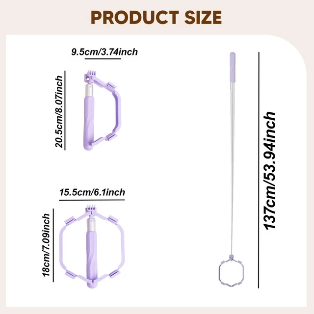 FOLDABLE PET POOP Scooper Extendable Yard No Bending Clean up ...
