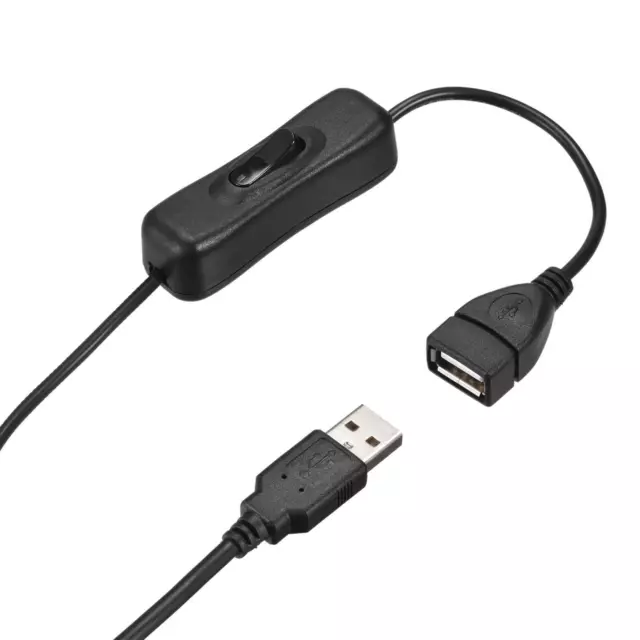 USB Câble ON/Off Interrupteur Mâle à Female 3 Mètre pour LED Bureau LED Bande
