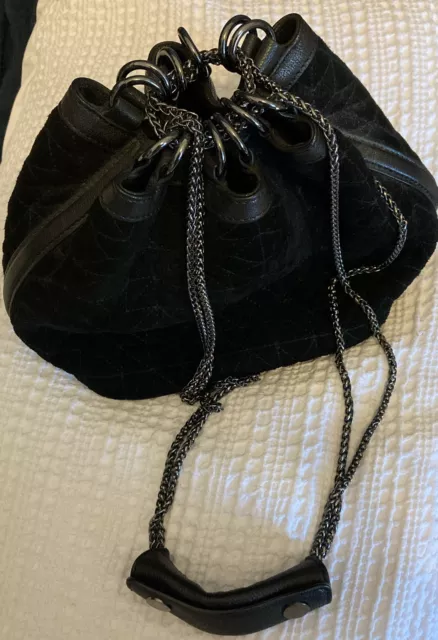 Reiss freya leather bucket bag online