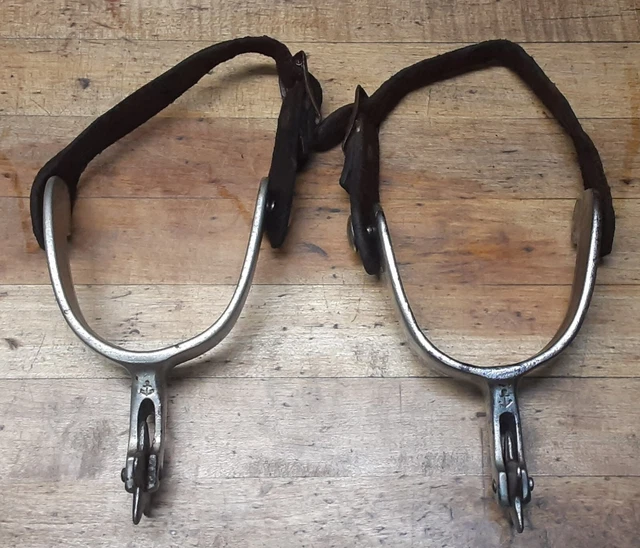 Vintage  North & Judd  Anchor Stamped Spurs