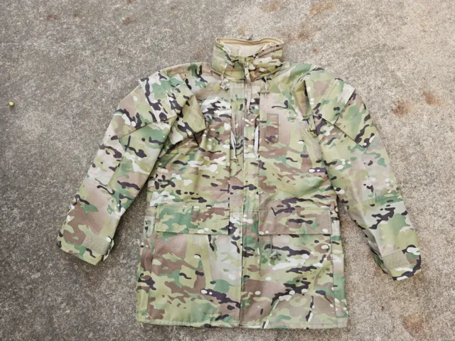 NEW MULTICAM Air Force ✈️ USAF 🪖ARMY APECS Goretex Parka Cold Wet Jacket SMALL