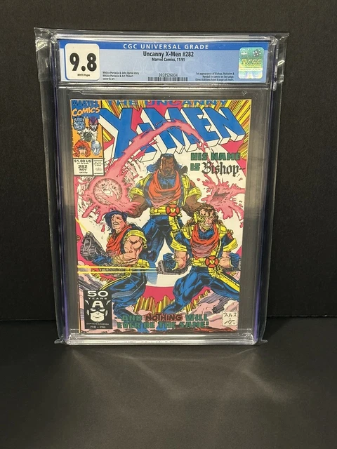 Uncanny X-men #282  CGC 9.8 NM/M WP Marvel Comics 1991 1st Appearance of Bishop