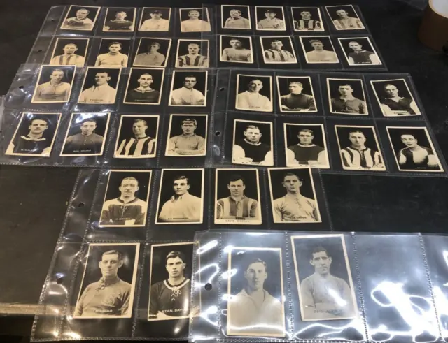 Thomson Famous British Footballers & Footballers Signed Real Photos 2 Sets 1920S
