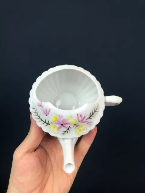 Pretty Antique Porcelain Invalid Infant Feeding Cup