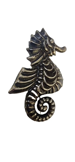 Vintage Seahorse Brooch Clearance Waterford Crystal Seahorse