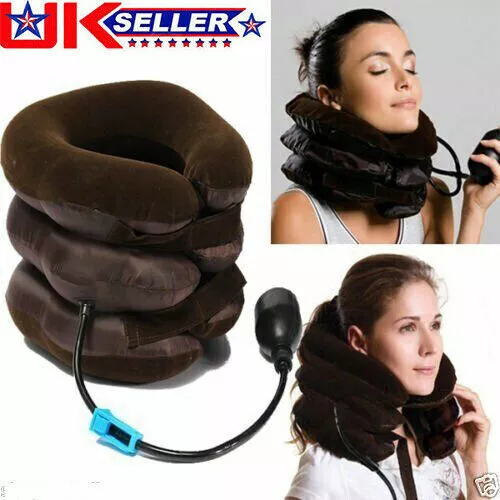 Inflatable Portable Travel Air Pillow Air Cushion Neck Head Flight Rest Supports