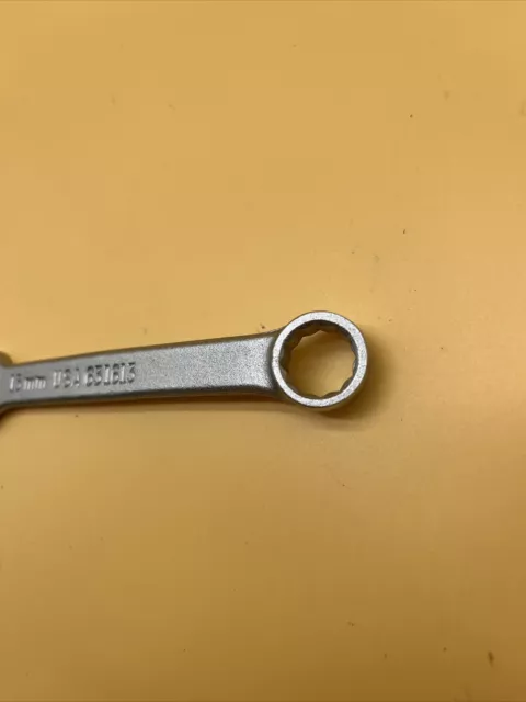 13mm EASCO Combination End Wrench - Pat Number 63613 - Made in USA 3