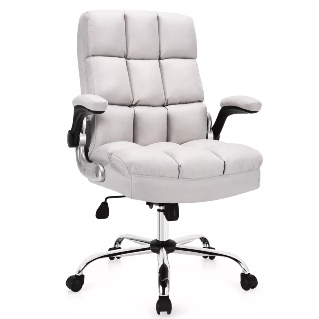 Executive Office Chair Ergonomic Padded High Back Swivel Computer Desk Chairs