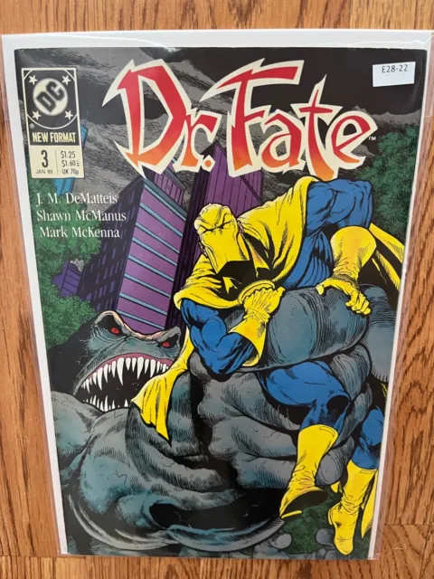 Doctor Fate vol.2 #3 1989 High Grade 8.0 DC Comic Book E28-22