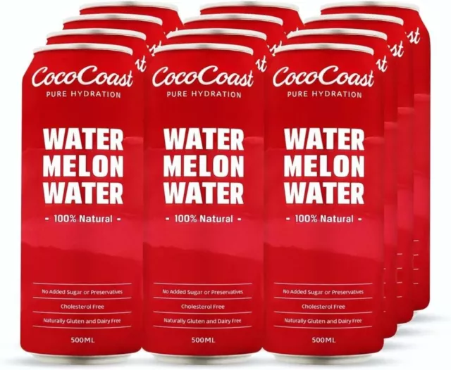 Coco Coast Natural Watermelon Water 500 ml x 24