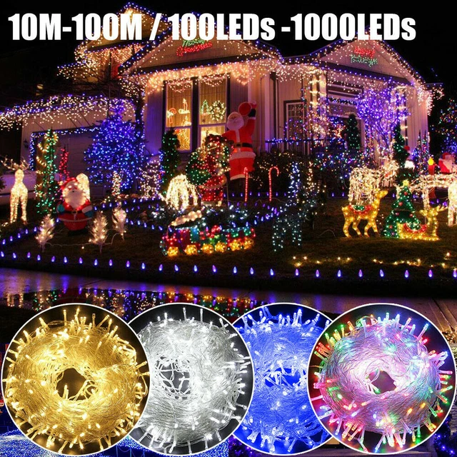 CHRISTMAS FAIRY LIGHTS Indoor/ Outdoor String 2100m Waterproof Xmas
