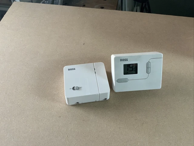 FOR SALES BOSS RF Wireless Digital Room Thermostat For Combi Boiler USED  £30.00 - PicClick UK