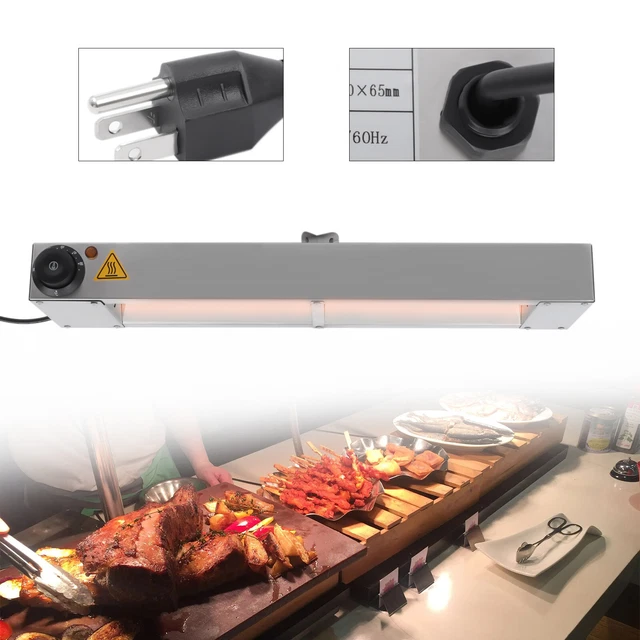 500W OVERHEAD FOOD Warmer Commercial Buffet Food Heating Lamp 3085