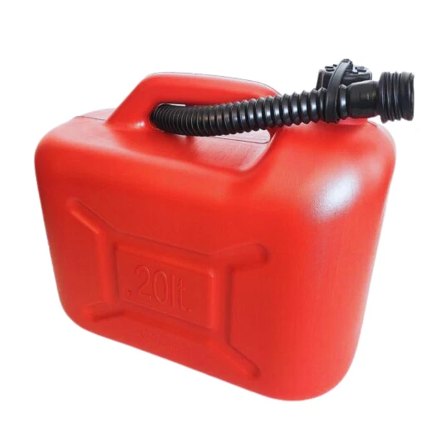 Benzinkanister Ausgießer 20L Benzinkanister Reservekanister Kunststoff Rot Kanister Mit Ausgießer 20 Liter Kanister Benzin