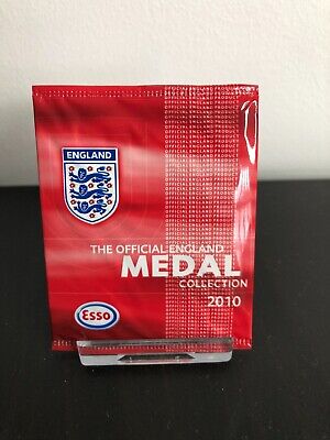 Sealed Unopened 1 x Official England 2010 Esso Medal Collection Pack 